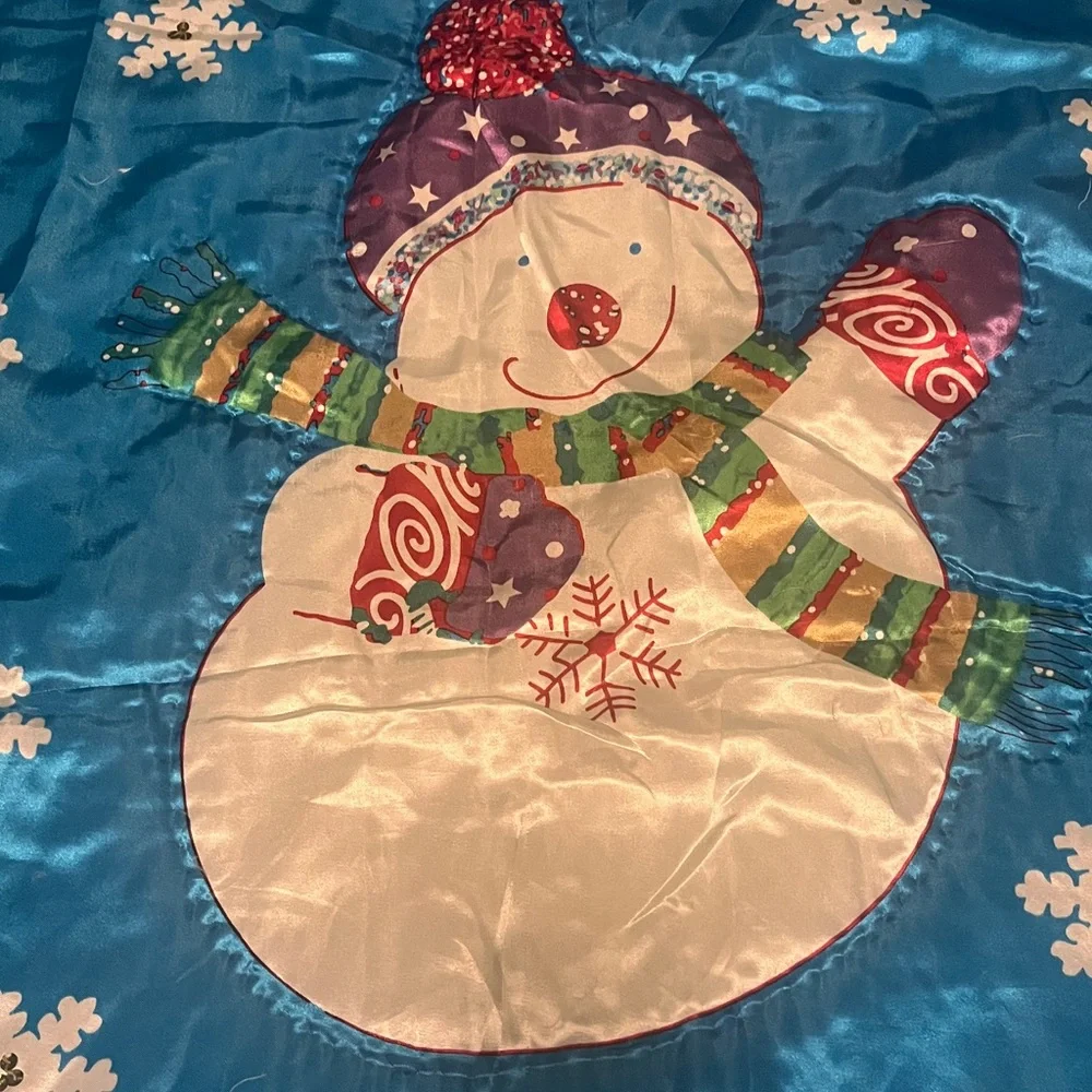 Festive Snowman Holiday Quilt